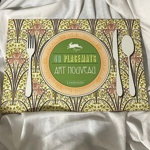Pepin Placemat Pad Art Nouveau Paper Placemats